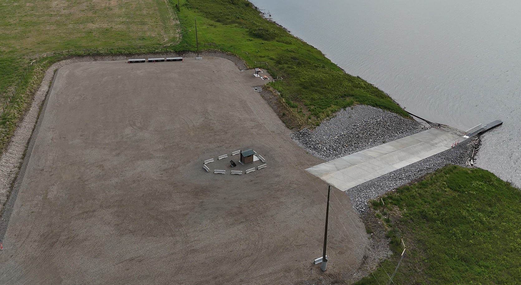Halfway River boat launch rendering