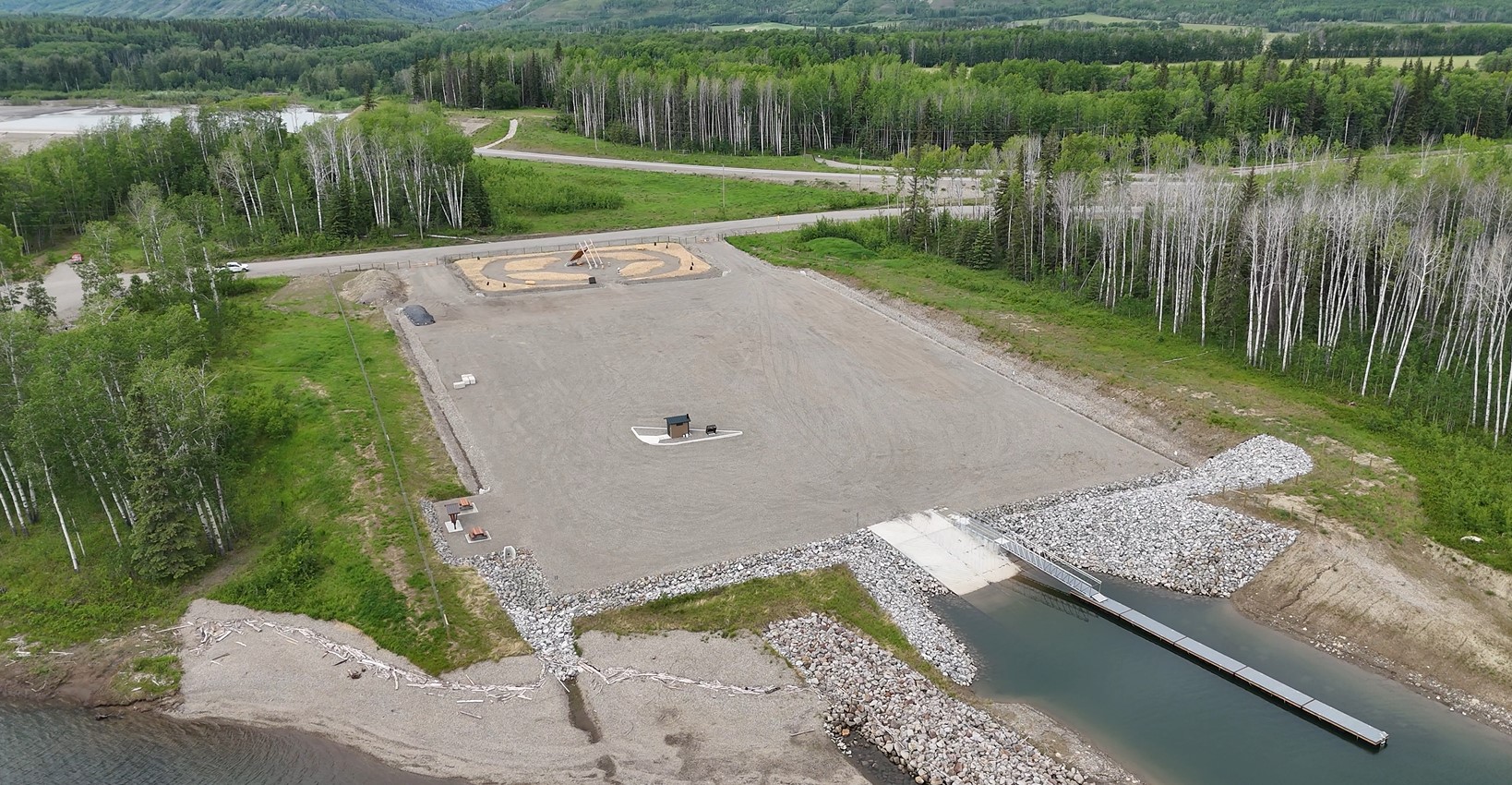 Lynx Creek boat launch rendering