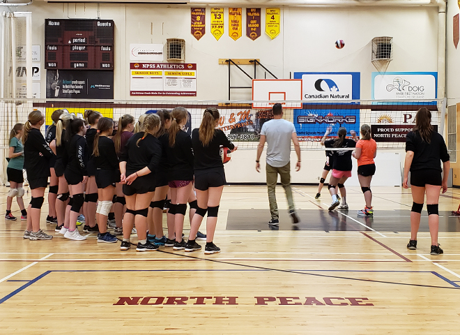 The Northern British Columbia Volleyball Club used their recent GO Fund grant to hold a free community volleyball camp, led by a national level coach. In total, 68 youth between the ages of 12 – 17 participated in the camp.