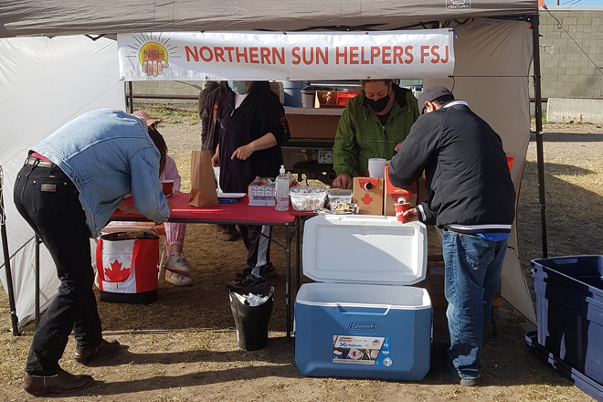 Northern Sun Helpers provide meals to vulnerable residents in FSJ.