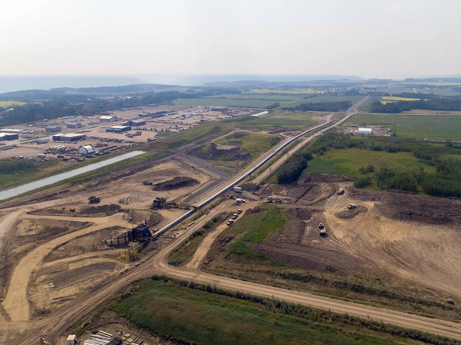The 85th Avenue conveyor and till feeder operations are shown at centre. | July 2021