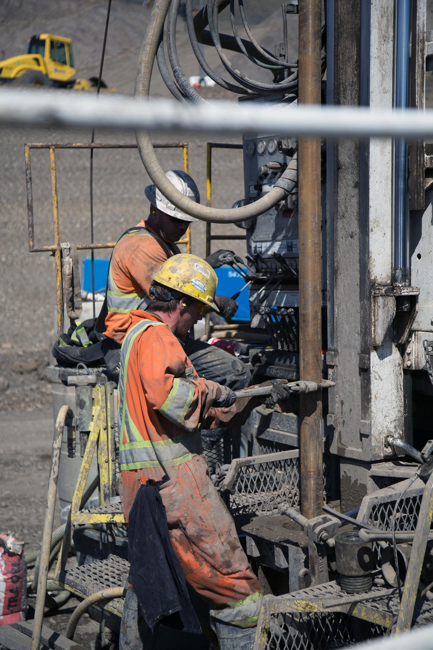 Geotechnical investigations on the north bank | May 2017