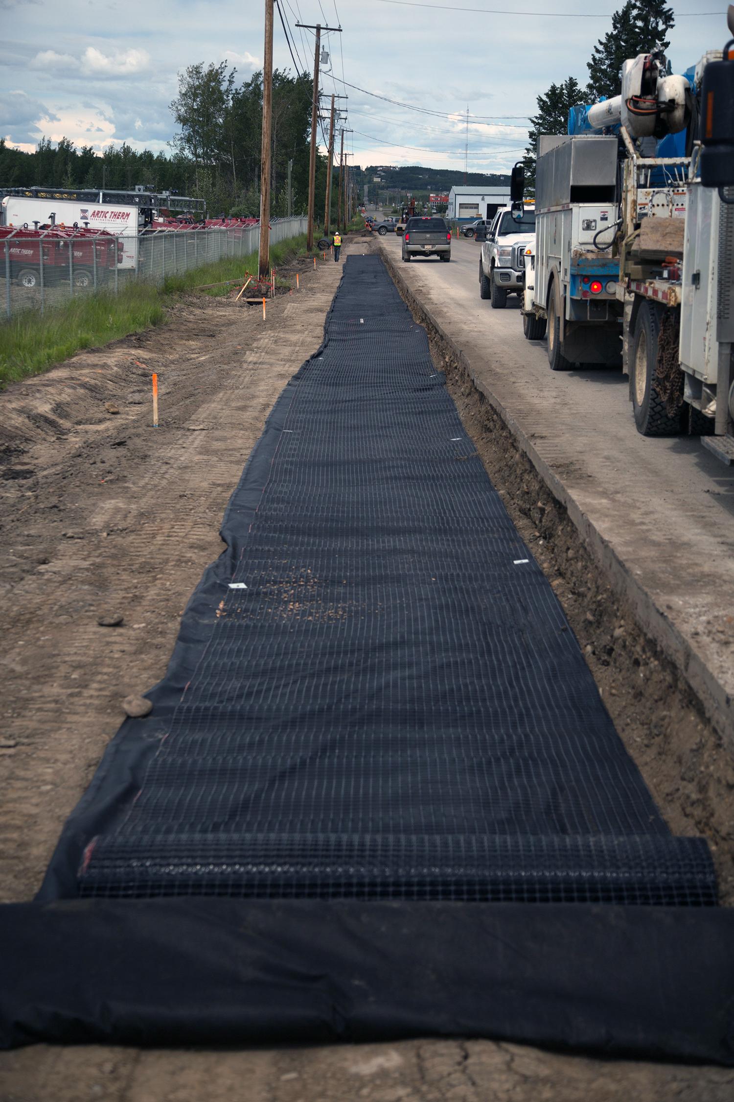 Road upgrades to Old Fort Road | June 2017