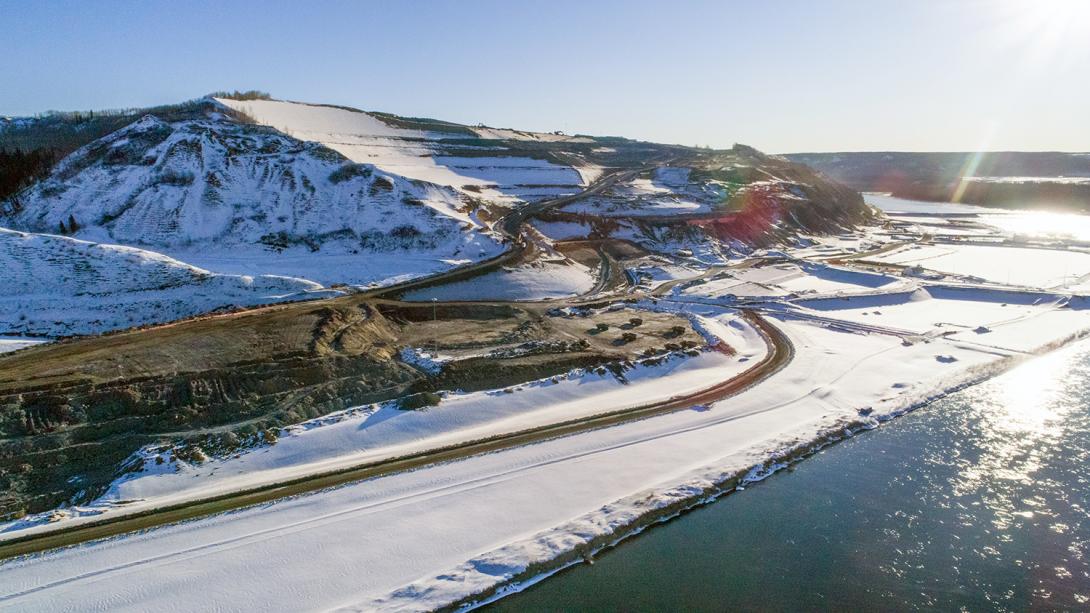 North Bank excavation, facing northeast | February 2018