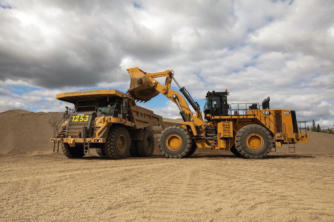 This large Caterpillar 777 haul truck is capable of moving loads of up to 100 tonnes. | September 2021