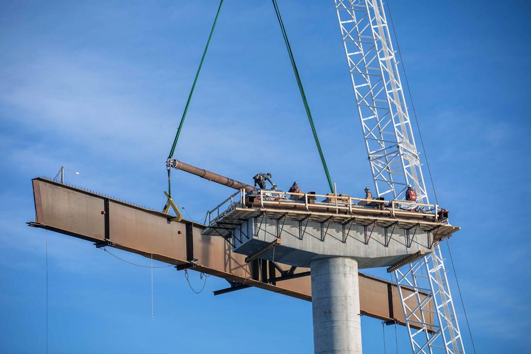 Excavation work continues at the approach channel. | January 2022