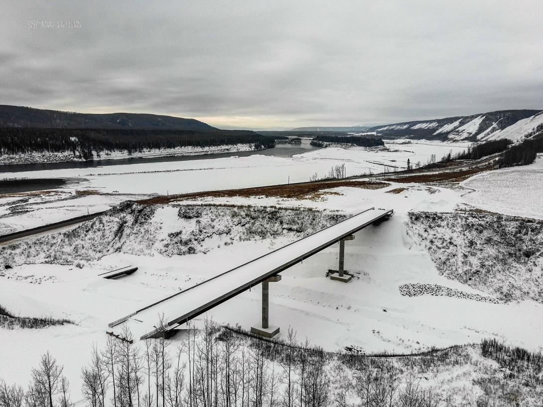 Dry Creek bridge is complete. | March 2022