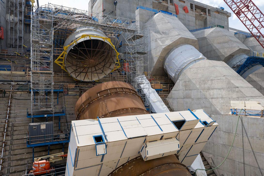 Penstock unit 4 nears completion. | June 2022