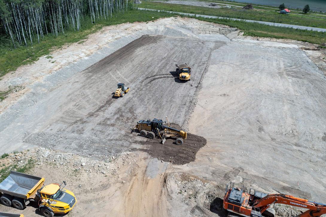 Construction at the Lynx Creek boat launch. | July 2022