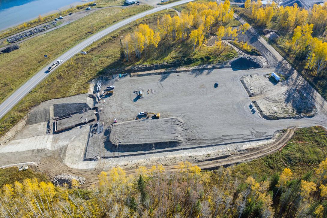 The new Lynx Creek boat launch is located on the north side of the existing Highway 29. ! September 2022