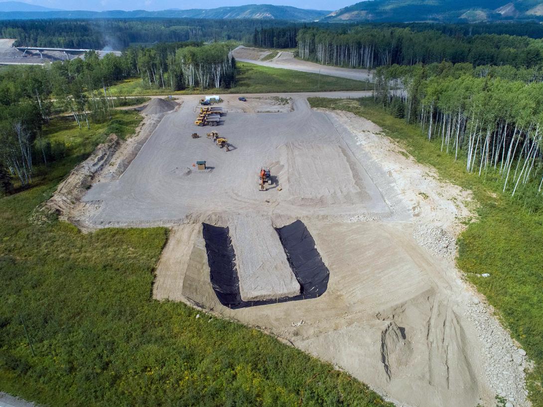 Sub-base installed for the Lynx Creek boat launch. | August 2022