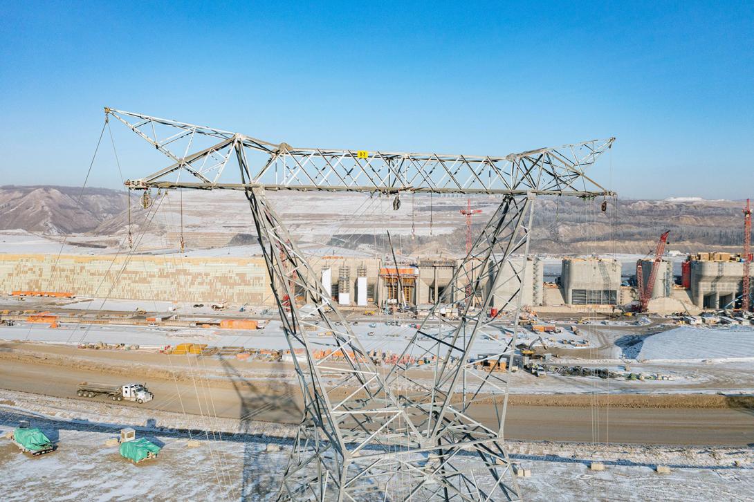 There will be 11 transmission towers on site to connect the Site C dam to the Site C substation. | November 2022