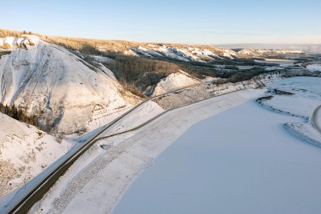 The new Lynx Creek east segment of the Highway 29 realignment. | December 2022