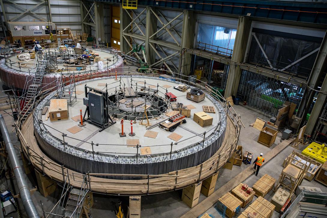 Assembly of the rotors for units 1 and 2. | January 2023