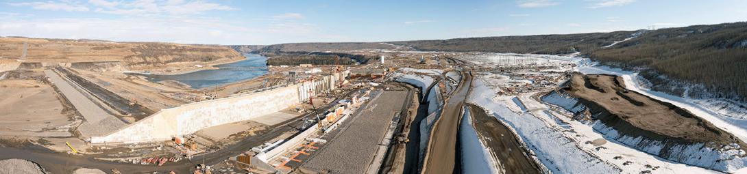 A downstream view of the approach channel. | March 2023