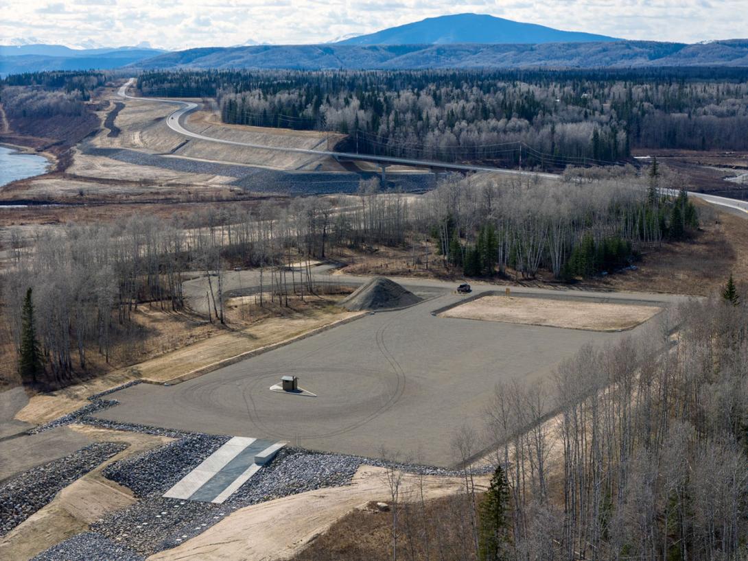 The new Lynx Creek boat launch is being built just off the realigned Highway 29 near the Lynx Creek bridge.