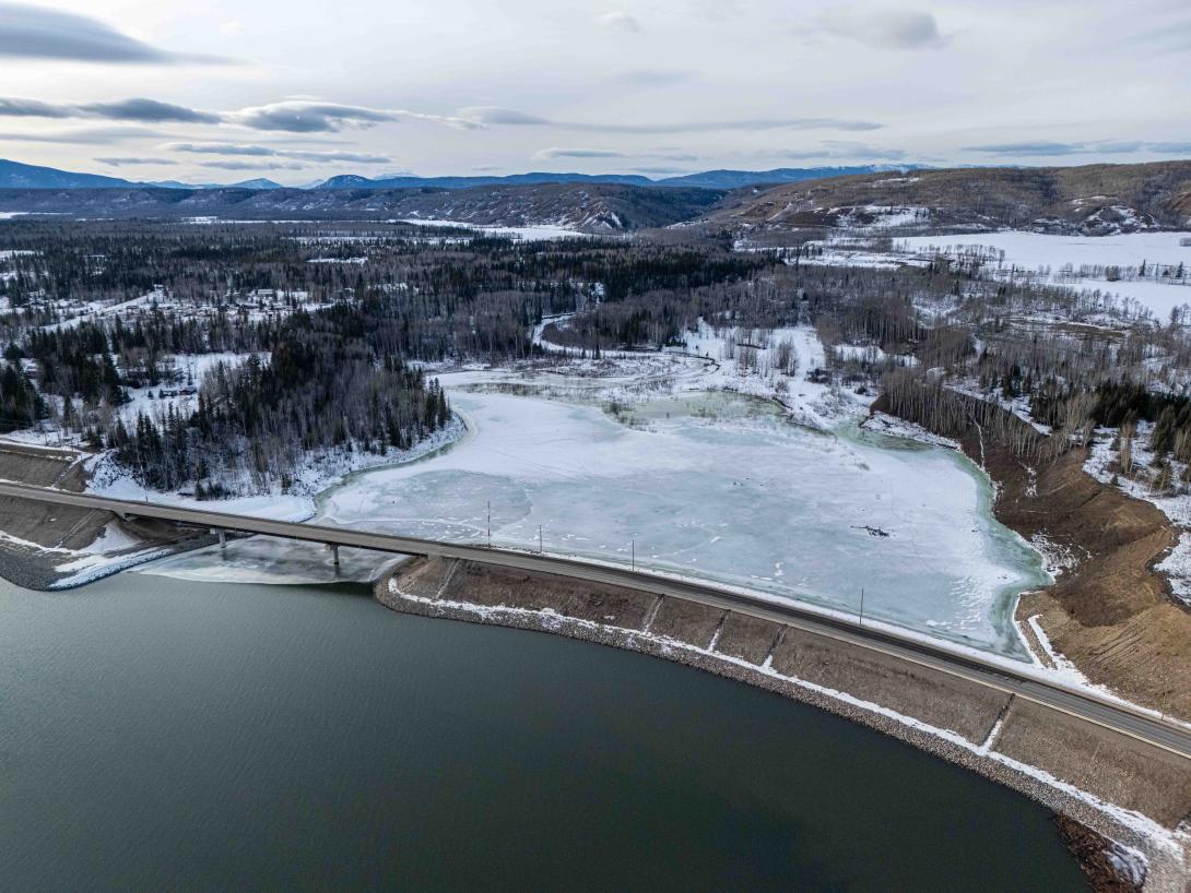 Highway 29 at Lynx Creek. | January 2025