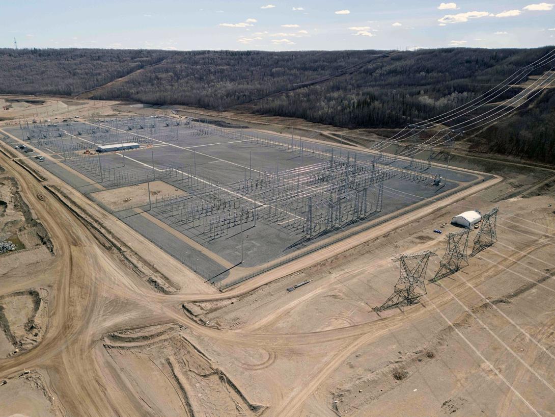 The Site C substation is the largest station in the BC Hydro system – it covers about 31 hectares. | April 2025