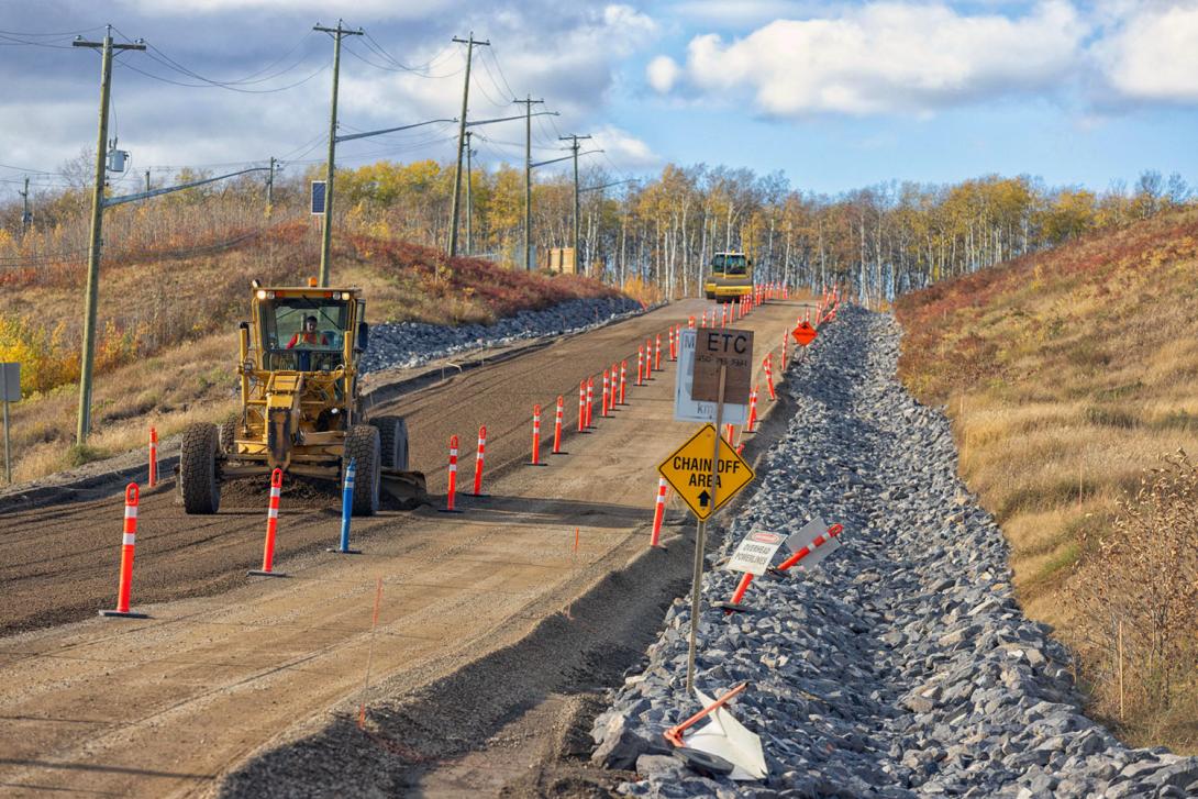 The road base is prepared for paving. | October 2025
