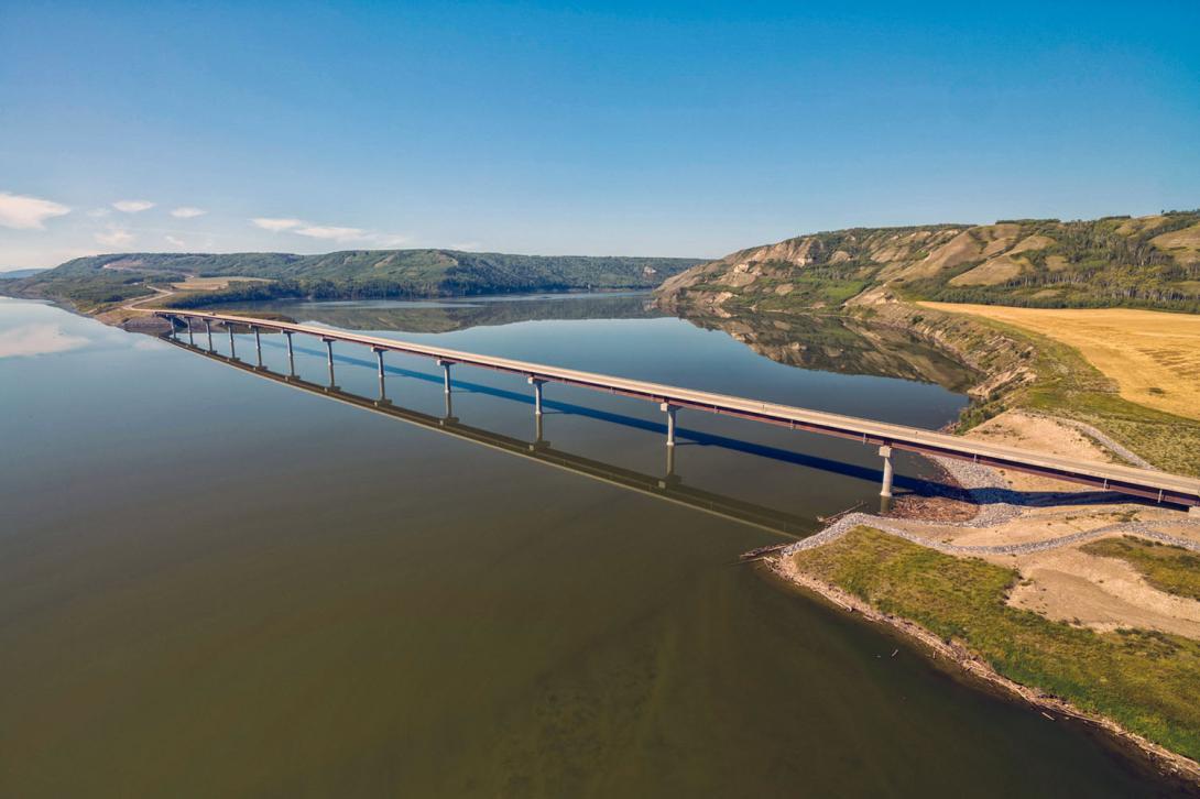 The Halfway River Bridge on Highway 29. | August 2025