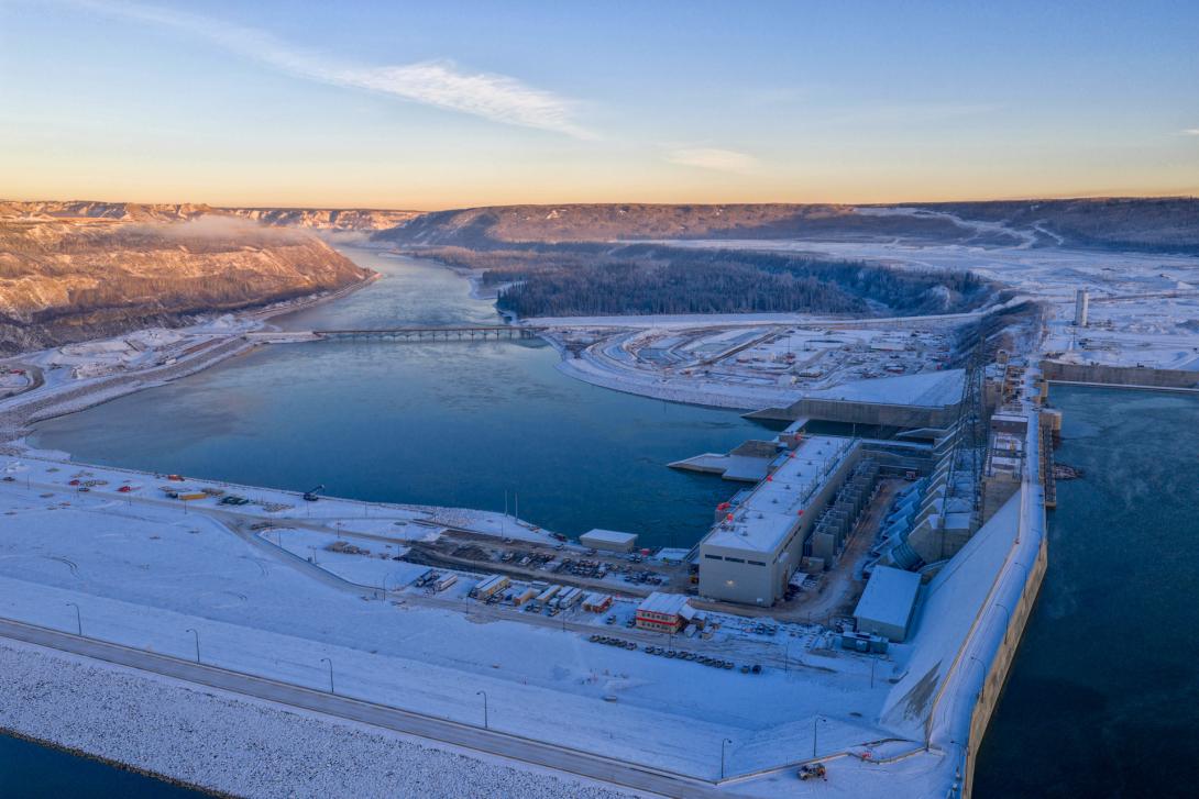 Downstream view of Site C. | November 2025